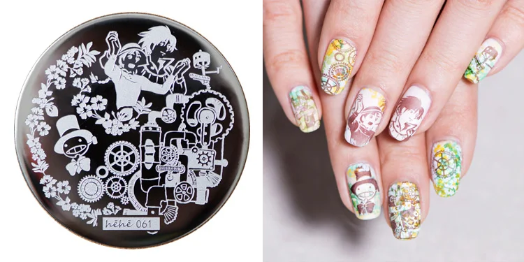 1 шт. штамповочная пластина для ногтей шаблоны переноса изображений инструмент