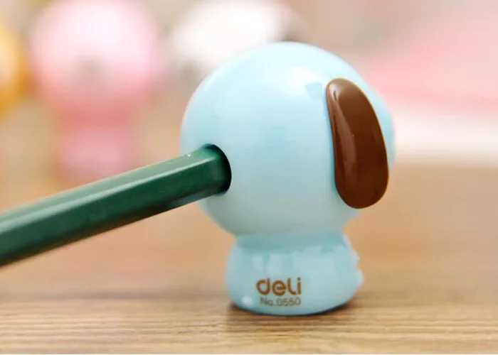 Лидер продаж года Топ Мода стандартный> 6 лет Kawaii собака карандаш для точилка резак ножи рекламный подарок канцелярские