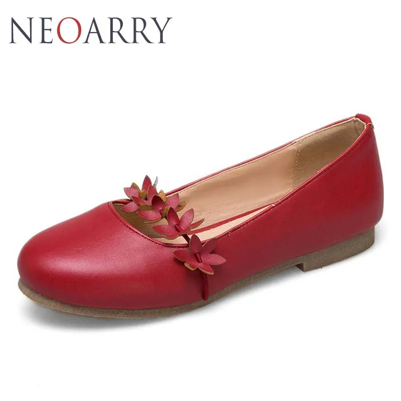 Neoarry zapatos mujer Летний стиль Женские балетки на плоской подошве Круглый носок без