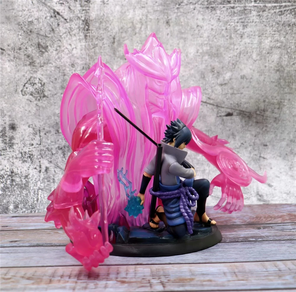 Аниме Naruto Shippuden Susanoo Uchiha Sasuke Tempestuous God of Valour Battle Ver. ПВХ фигурка Коллекция Модель игрушки кукла