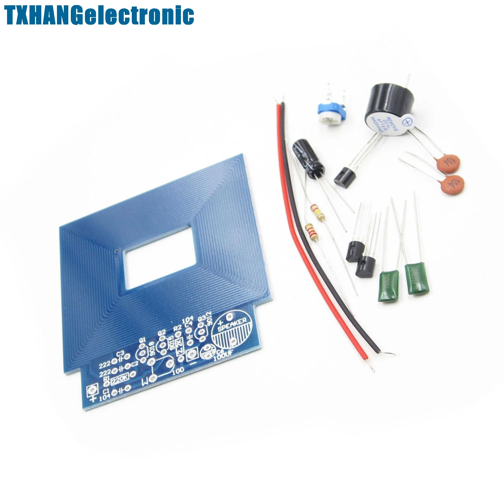 Простой металлоискатель металлический локатор электронное производство DC 3 V 5 DIY