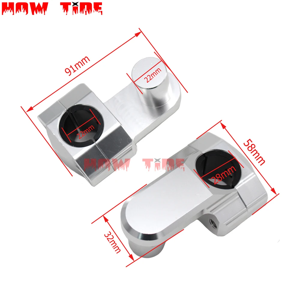 Руль двигателя толщиной 28 мм крепежные хомуты для R nineT 2014 2015 2016 2017 2018 S1000R 2013