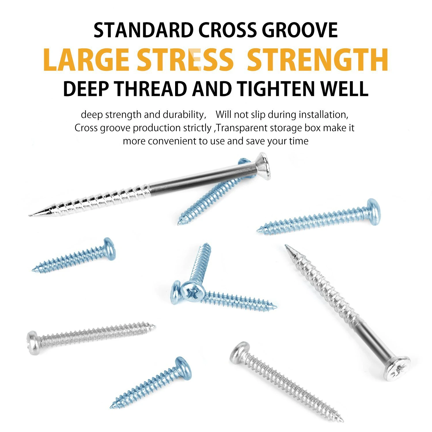 Plastic Self Drilling Drywall Ribbed Anchors Assortment with Screws Kit 200 Piece | Обустройство дома