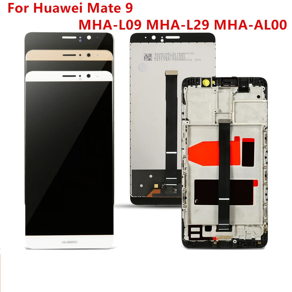 Оригинальный ЖК дисплей Дисплей для Huawei Mate 9 Сенсорный экран планшета с рамкой MHA