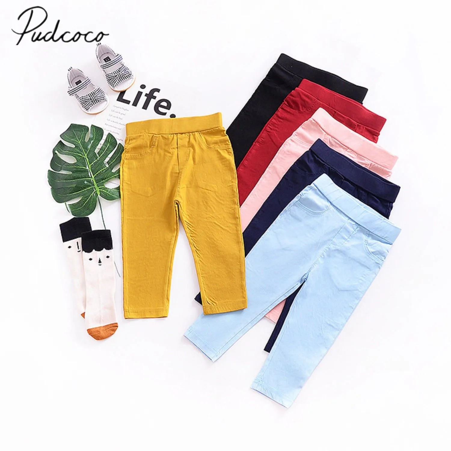 Новинка 2018 года брендовые эластичные брюки для маленьких мальчиков и девочек