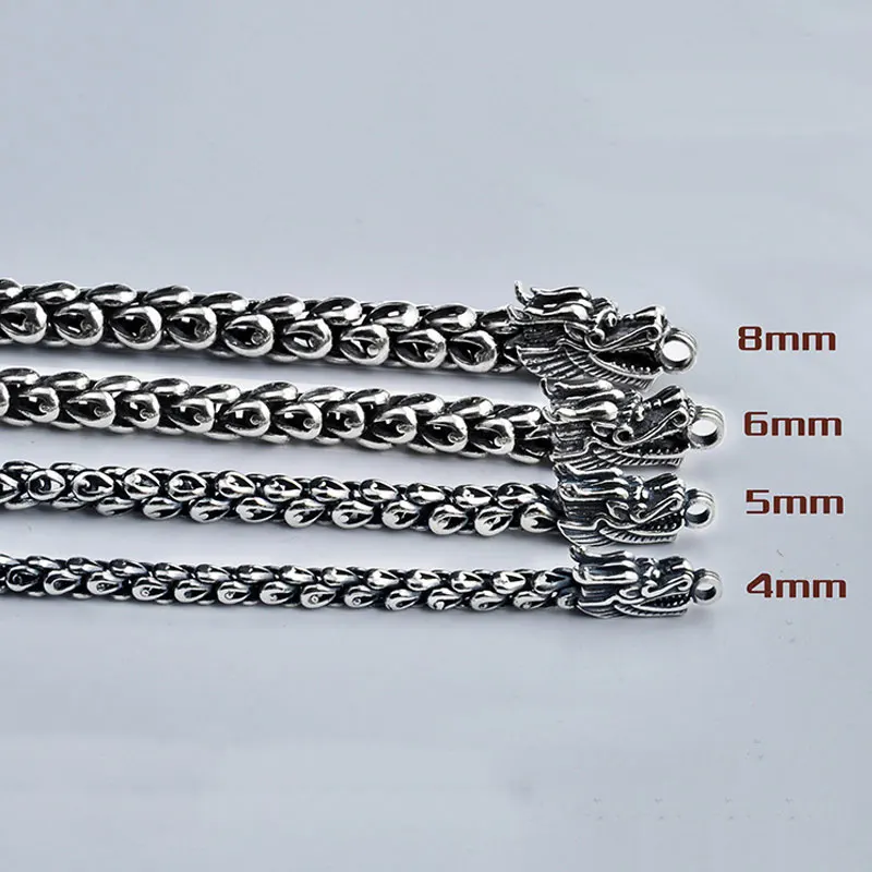 Колье в форме стрекозы 925 пробы серебро для мужчин большой стат 100% S925 цельная