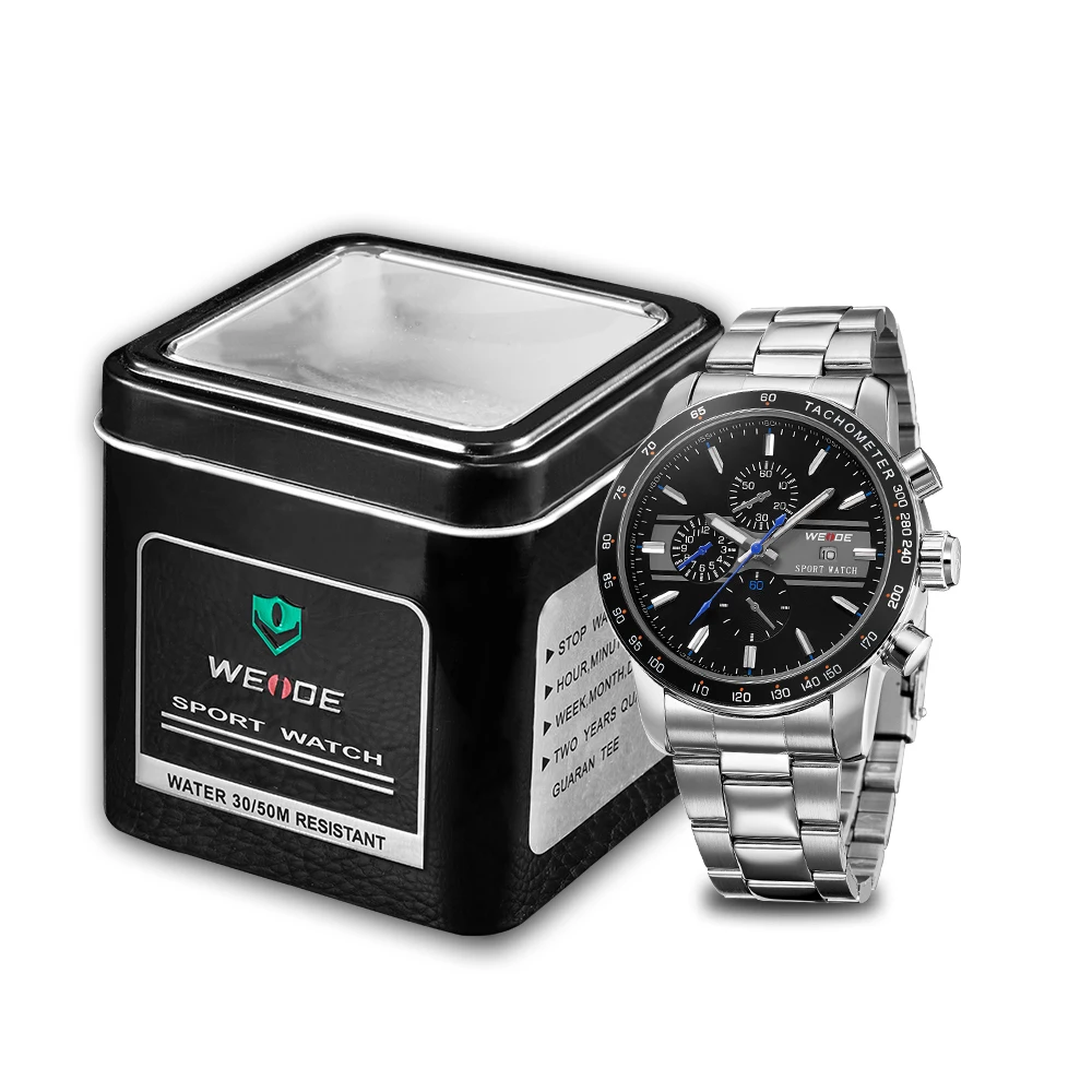 WEIDE 2017 Топ кварцевые спортивные наручные часы повседневное Подлинная роль