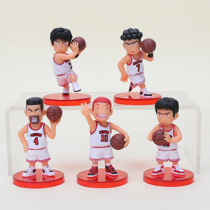 5 шт./лот Slam Dunk фигурки японского аниме ПВХ Фигурки игрушки модель фигурка