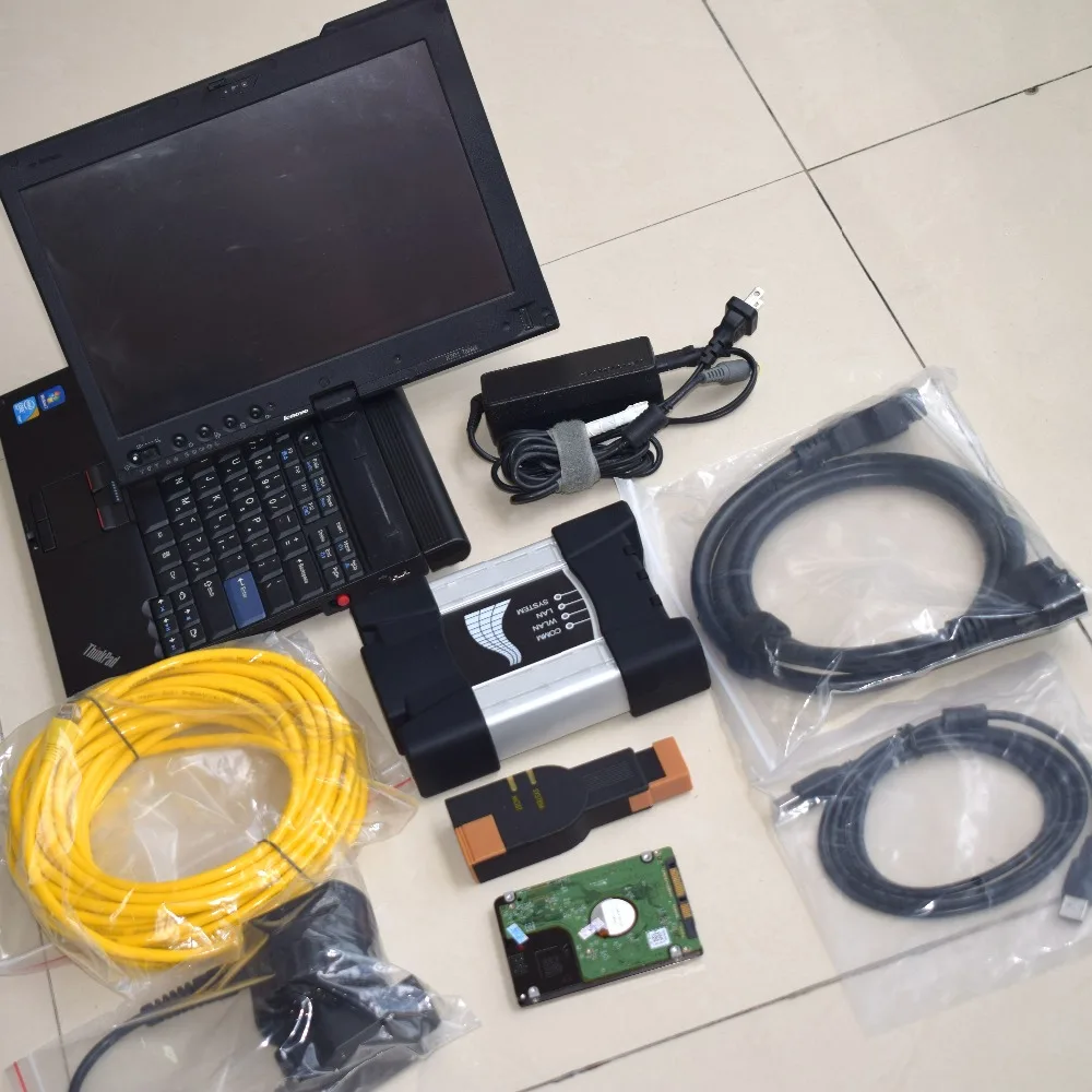 Super ICOM A+B+C For BMW NEXT Diagnostic & Programming Tool+500gb hdd software multi-languages+ThinkPad X201t Laptop i7&amp4gb |