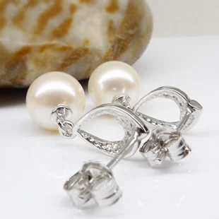 

925 silver real natural big The only Olympic 925 Sterling Silver Earrings natural pearl jewelry genuine female elegant fashion w