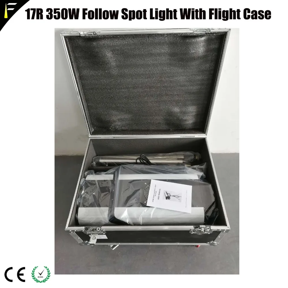 Обновление точечный прожектор следящего света 350 w 17R DMX512 MSD следящий свет с кейс
