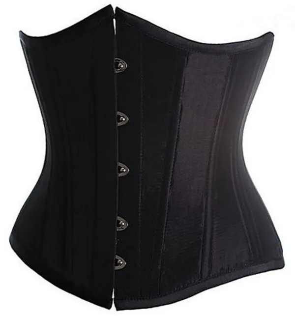 

Simple Satin Lace Up Underbust Corset and Bustier Work Out Belt Plus Size S-6XL