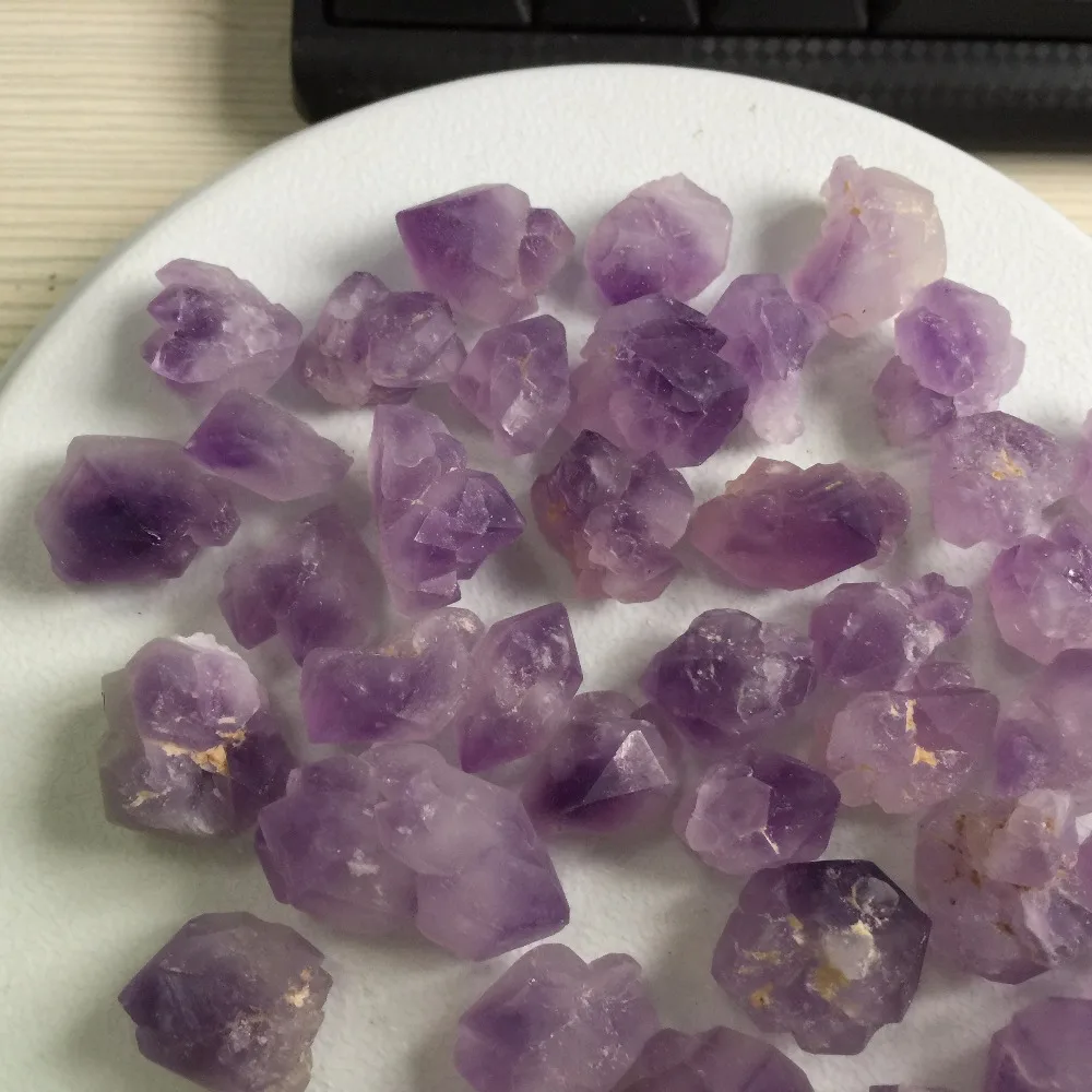 40 шт Природный аметист Жеода гравия дробления креативные подарки на день Святого