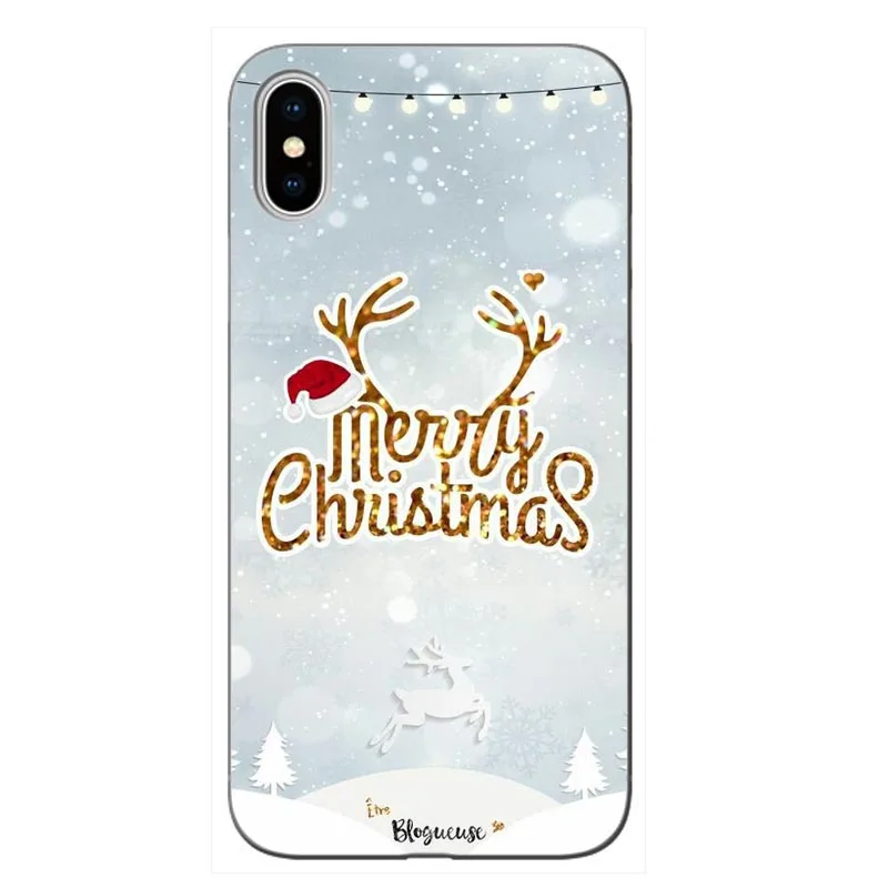 Счастливого Рождества для iPhone 7 Чехол 6 6S 8 Plus XR X 5 5S SE XS Max чехол мягкий TPU 11 11PRO MAX |