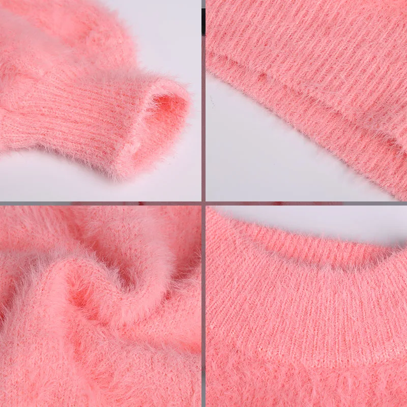 2017 новая зимняя повседневная Фонарь рукавом свободные толстый свитер женский