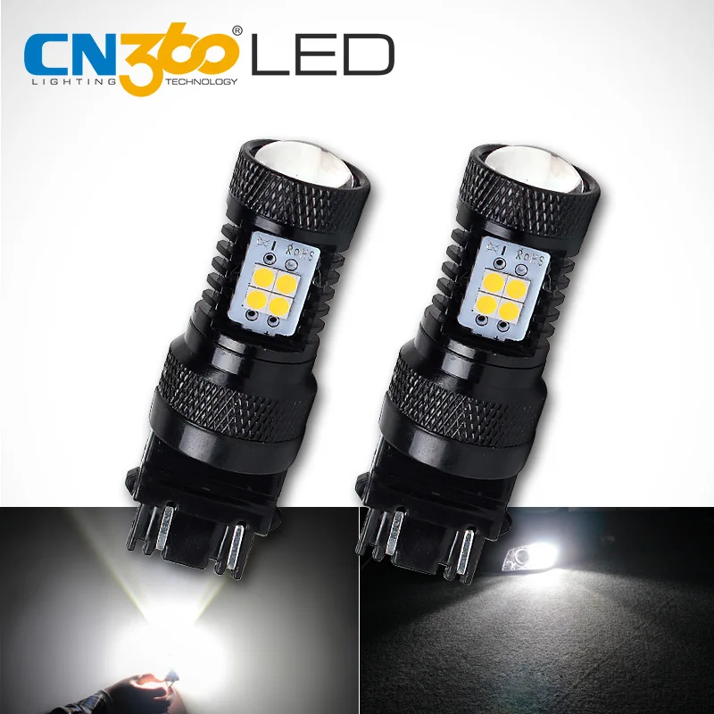 CN360 2 шт. 950 люменов постоянного тока 12 в SMD3030 белый 3156 3157 авто светодиодный стоп