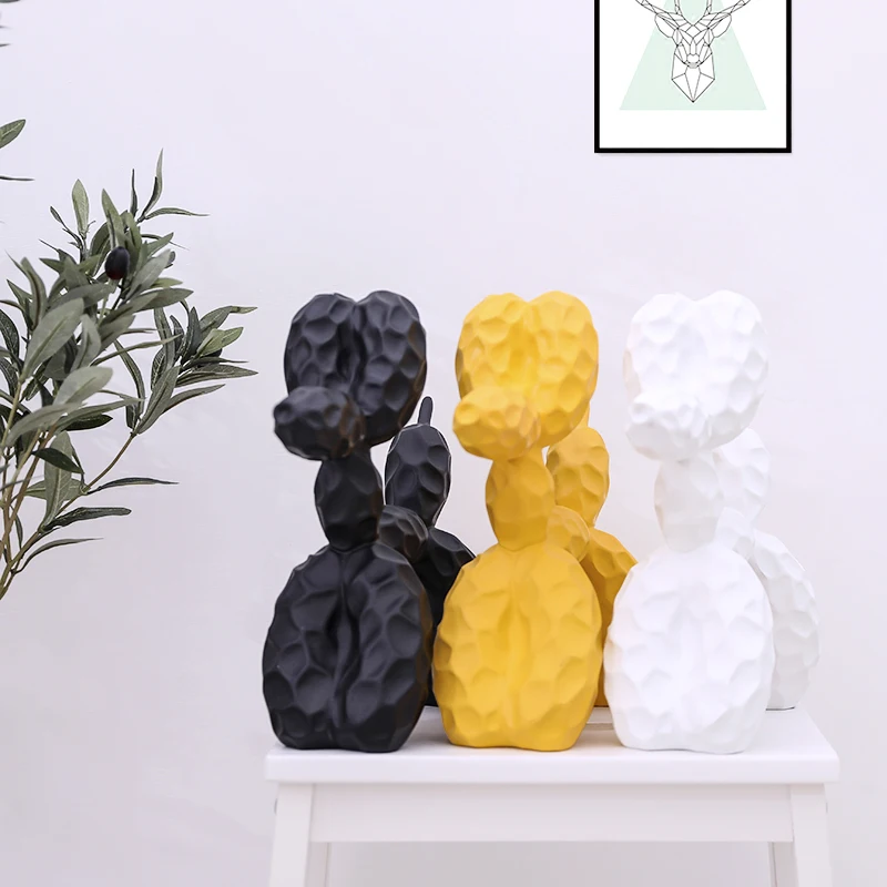 Скандинавские шаровары собака Bump милые животные смола скульптура гостиная Jeff Koons