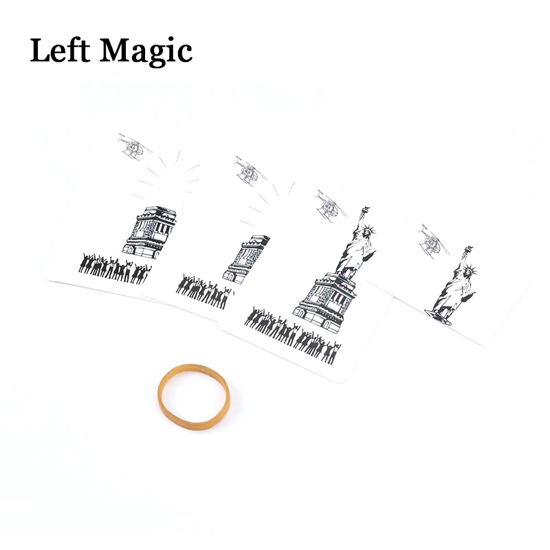 

Disappearance Goddess Missing Magic Tricks Close Up Gimmick Props Card Appearing Mentalism Comedy
