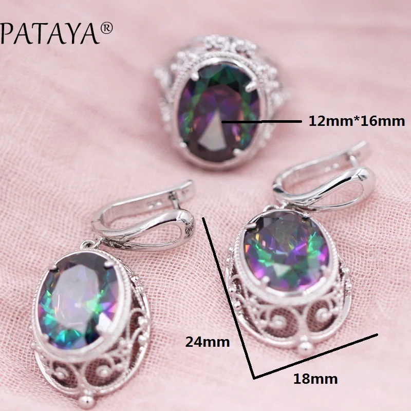 Комплект женских ювелирных изделий из кольца и серег|jewelry sets green|fine jewelry setset green |