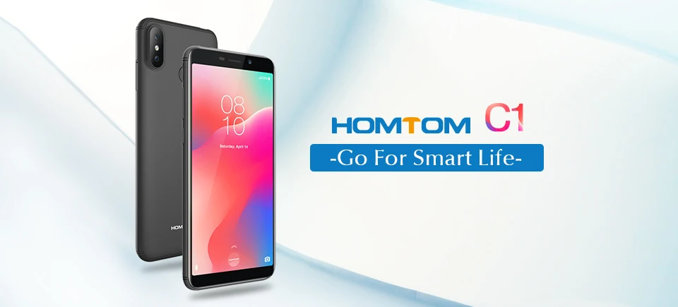 HOMTOM C1 5,5 ''18:9 Android GO 3000 мАч мобильный телефон 1 ГБ 16 ГБ SW 13 МП камера отпечаток пальца ID Dual Sim GPS3G WCDMA смартфон