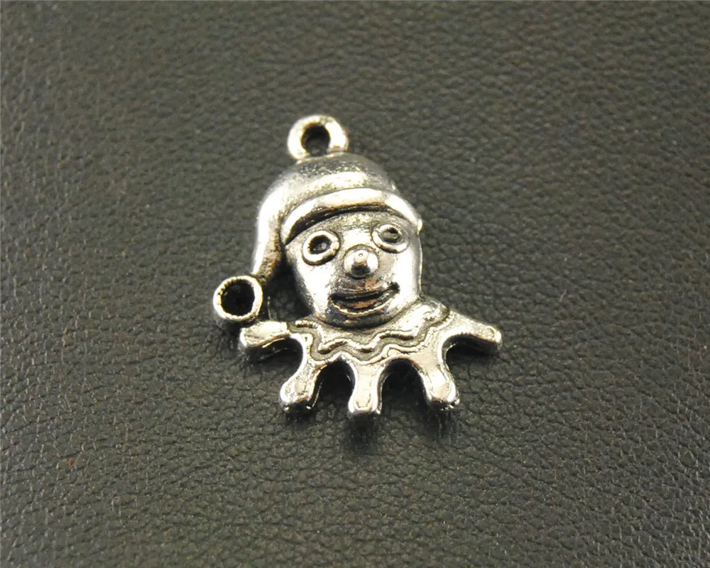 10 шт. серебряный цвет очаровательные клоуны DIY ювелирные изделия аксессуары на