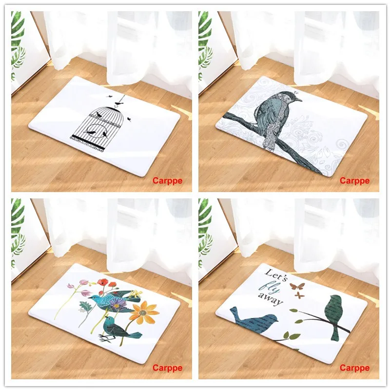 Придверные коврики с принтом птицы для кухни ванной 40X60or50x80cm|Коврик| |