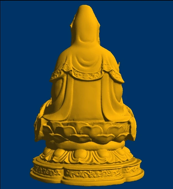 3d модель stl для ЧПУ Богиня Милосердия сидя на локсе _ 3 STL|3d model relief|3d relief modelfor cnc |