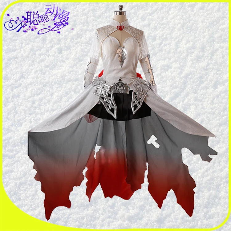 Аниме Горячая игра SINoALICE Белоснежка платье Косплей костюмы полный комплект +
