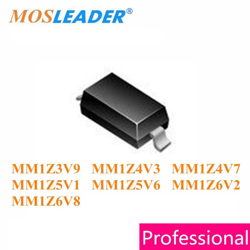 Mosleader SOD123 3000 шт. MM1Z3V9 3 9 V MM1Z4V3 4 MM1Z4V7 7 MM1Z5V1 5 1 MM1Z5V6 6 MM1Z6V2 2 MM1Z6V8 8 1206|Запасные части| |