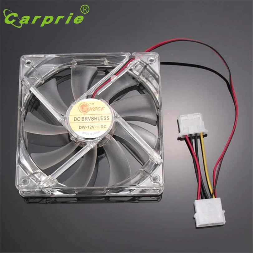 Неоновый охладитель CARPRIE зеленый четырехъядерный 4 светодиода 120x120x25 мм 10 8 В