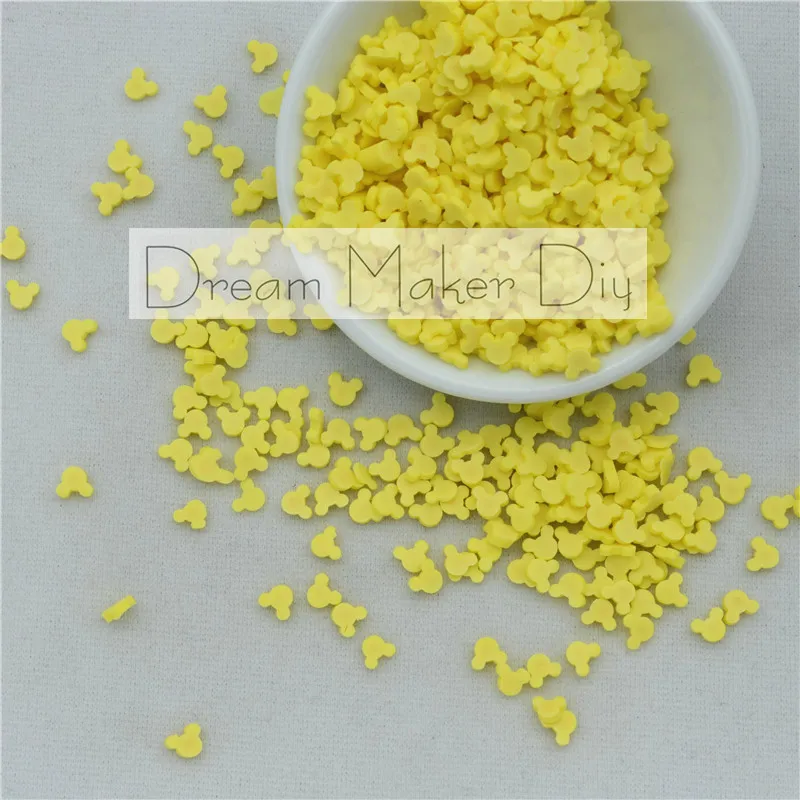 100 г/лот полимерная Горячая глина окрашенная Красивая мышь для рукоделия DIY