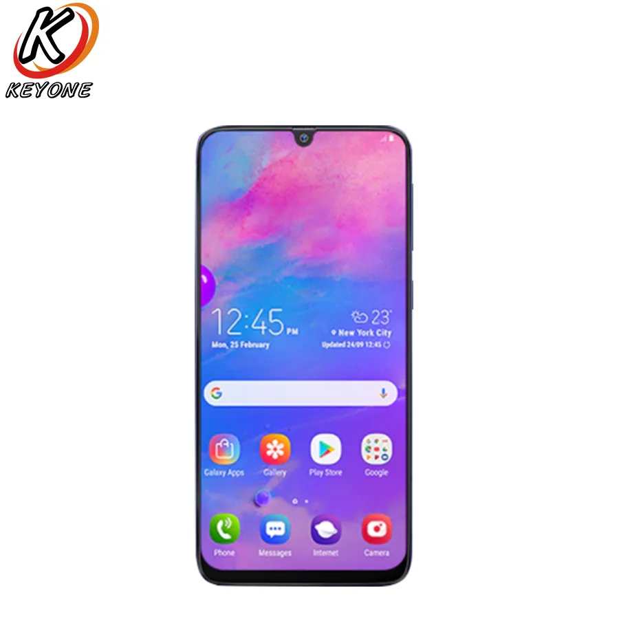 Мобильный телефон samsung Galaxy M30 M305F-DS, 6,4 дюймов, 4 Гб ОЗУ, 64 Гб ПЗУ, Восьмиядерный, задняя камера 13 МП+ 5 Мп+ 5 МП, мобильный телефон Android