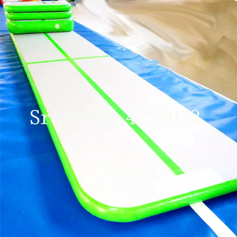 Продажа Бесплатная доставка 6/7/8 м * 2 м * 0,2 м рекламная надувная воздушная дорожка, надувной коврик для тренажерного зала, надувная воздушная дорожка ...