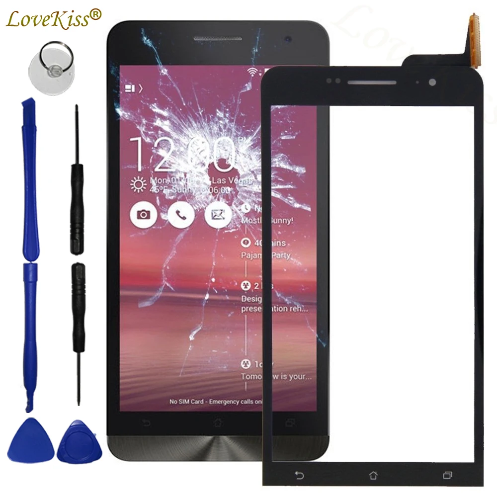 Передняя панель для Asus Zenfone 6 A600CG T00G A601CG Zenfone6 сенсорный экран ЖК дисплей