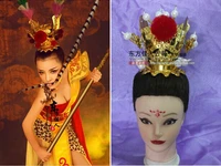 new design hair tiaras stage show tv play monkey king opera headwear