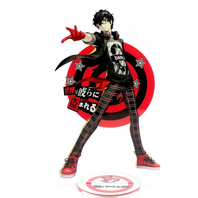 Persona 5 аниме игрушка двухсторонняя пластиковые фигурки игрушки высокое качество Коллекция Модель игрушки 21 см