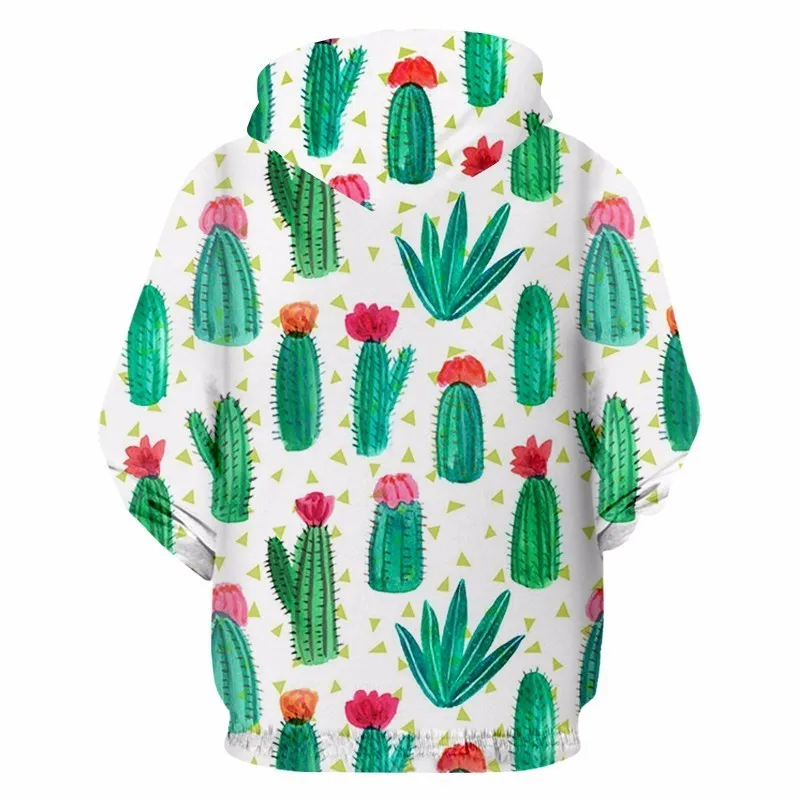 OGKB кактусы толстовки для женщин/мужчин хип хоп панк одежда рок стиль пуловеры 3d