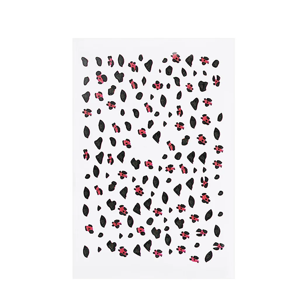 Леопардовый маникюрный стикер 3D стерео матовый Тигр украшения для ногтей