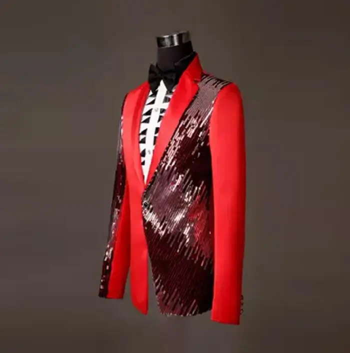 Певица танец сценическая одежда для мужчин костюм с блестками комплект со