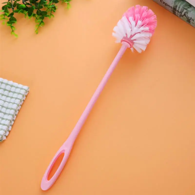 3 шт. прочная щетка для унитаза с пластиковой ручкой чистки ванной комнаты