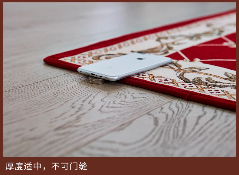 Современный европейский стиль, коврик для двери, Цветочный, для кухни, спальни, напольный коврик