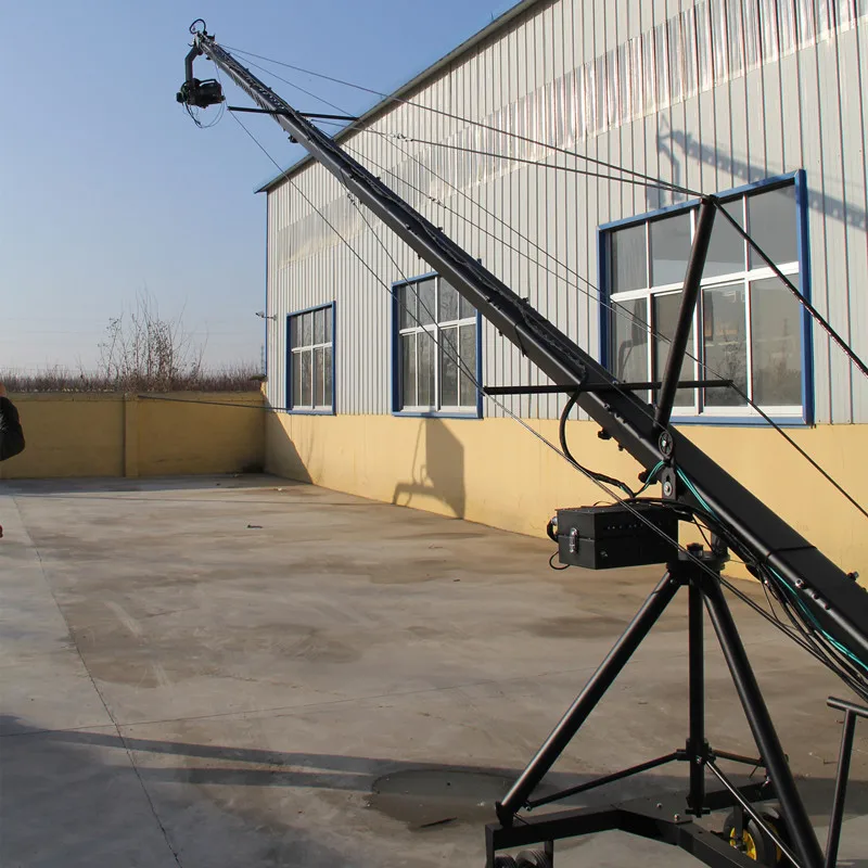 Дистанционный 3 осевой кран PTZ head professional jimmy jib для видеокамеры на продажу 15 м|video
