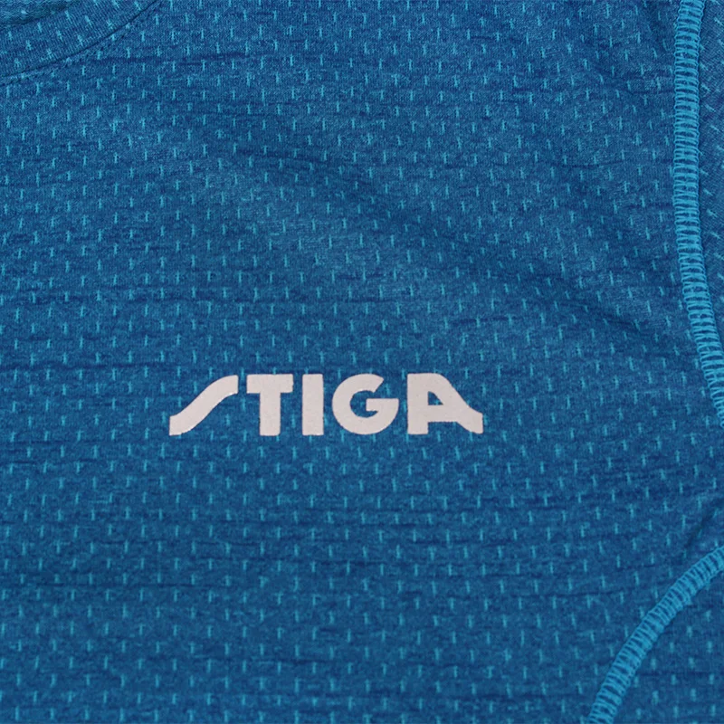 Новинка 2019 одежда для настольного тенниса Stiga спортивная быстросохнущая Мужская