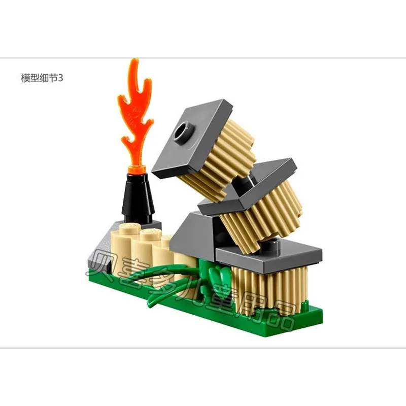 Bela BL10322 Совместимость Legoe Ninjagoe грохочущий фехтовальщик строительные блоки