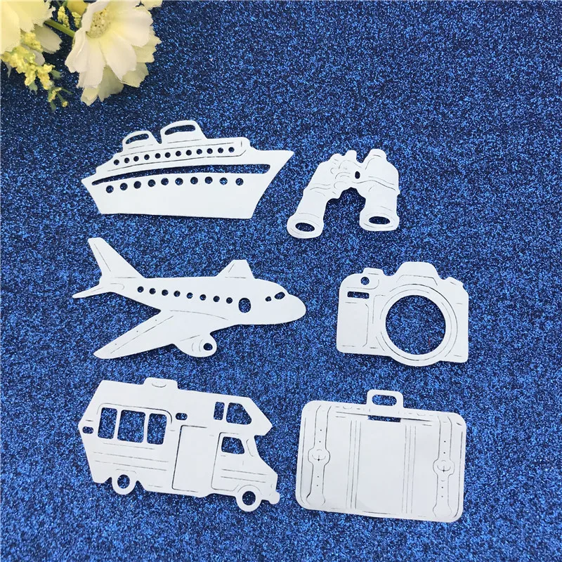Дорожный транспортный набор металлический трафарет для скрапбукинга альбом