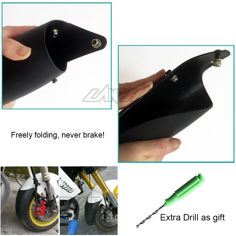 Переднее и заднее крыло мотоцикла брызговик расширитель для Honda Kawasaki Harley Triumph
