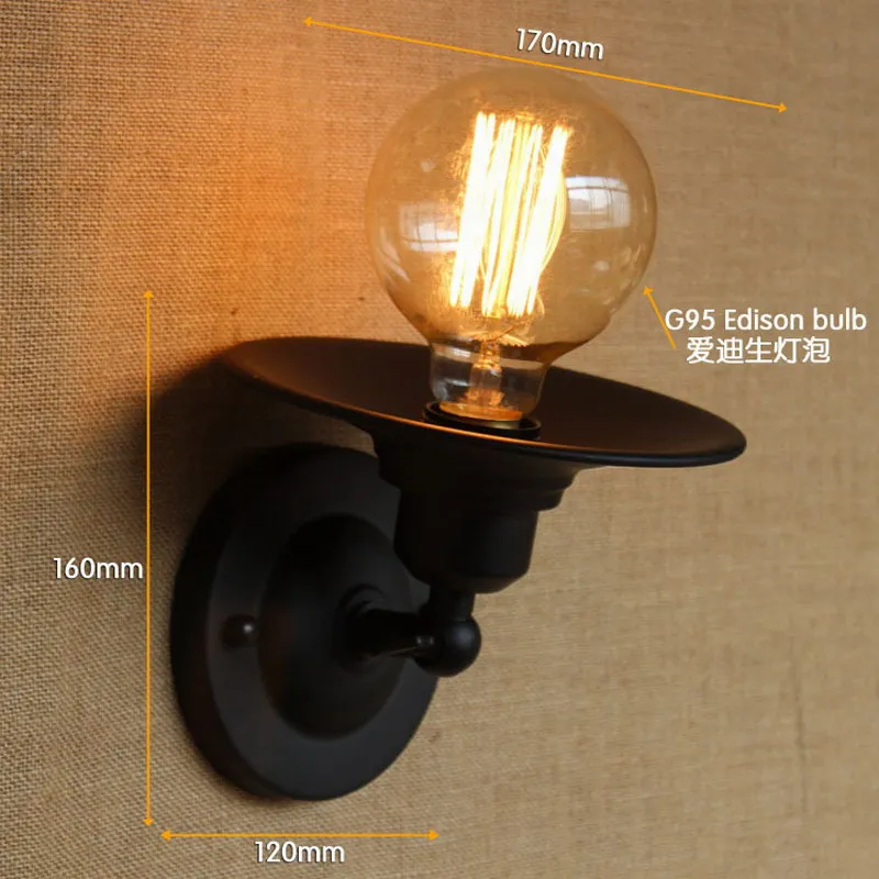 Винтажный Регулируемый Настенный мини светильник в португальском стиле лампа