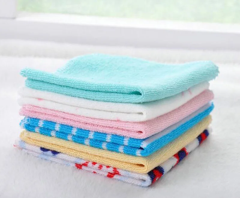 8 шт./компл. детское полотенце хлопковое банное для волос лица рук слюнявчик