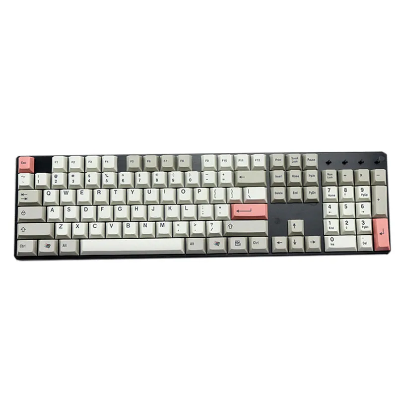 Dye-Subbed Keycap Ретро 9009 KEYCAP для механической клавиатуры MX переключатели 104 клавиш вишневого профиля
