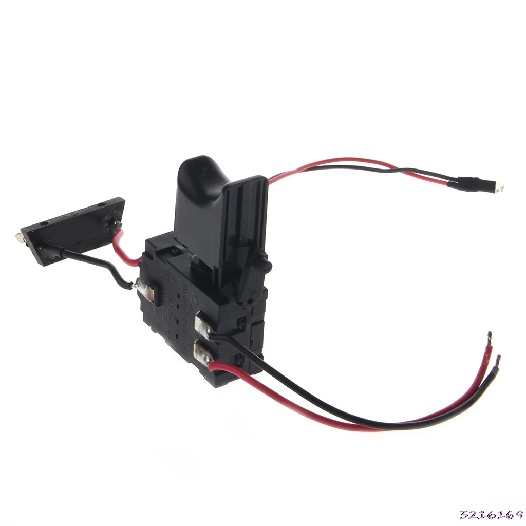 Электрическая дрель Пылезащитная кнопка управления скоростью переключатель